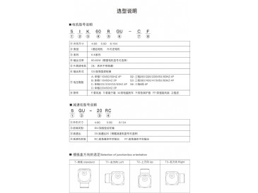 直角型減速機選型說明